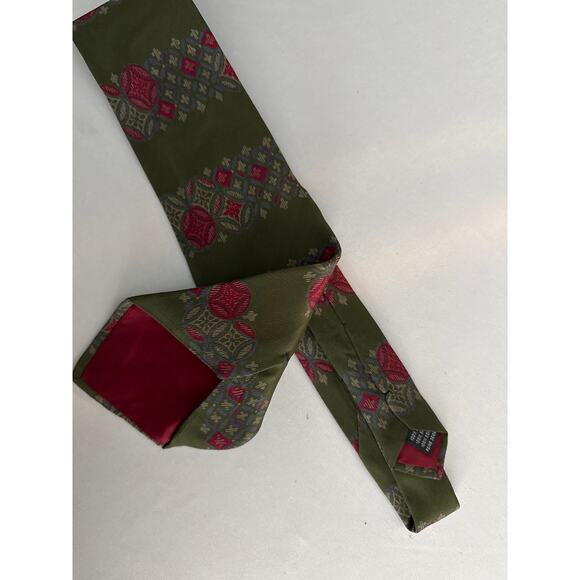 Brandini Le Collezioni Vintage Retro Silk Neck Tie, Made in Italy 58'in Length - Picture 3 of 5